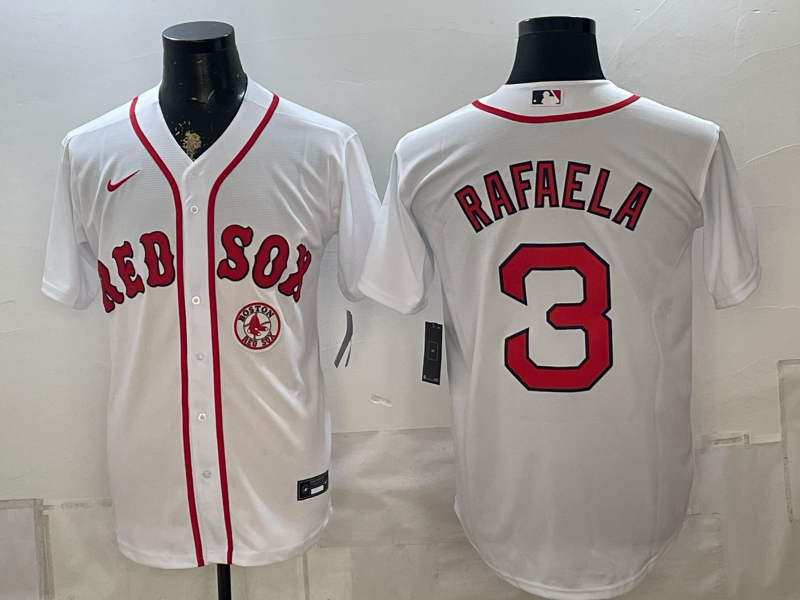 2026 Men Boston Red Sox #3 Rafaela white Nike MLB Jersey 0823005
